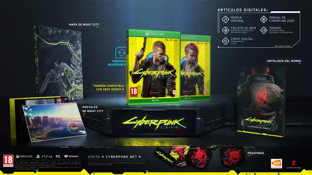 Comprar Cyberpunk 2077 Edición Day One + Guía Cyberpunk 2077 Edicion Coleccionista Xbox One Day One + Guía